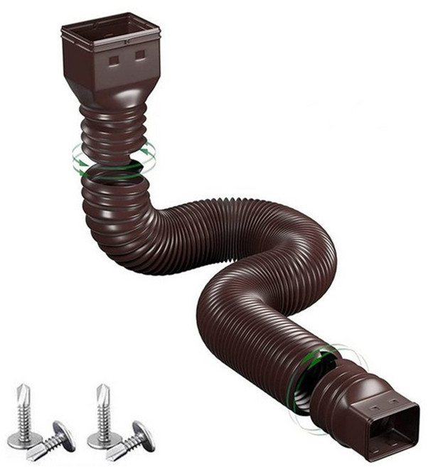 유스툴 우수관 파이프 외벽 배수관 연장 주름관, 1개