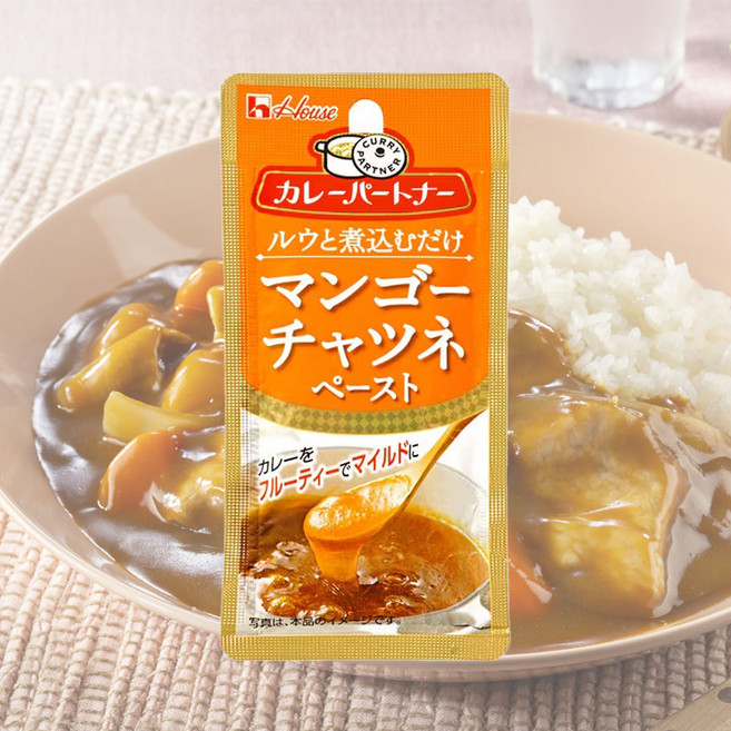 일본 하우스식품 카레 파트너 망고 차트니 페이스트, 1개, 40g