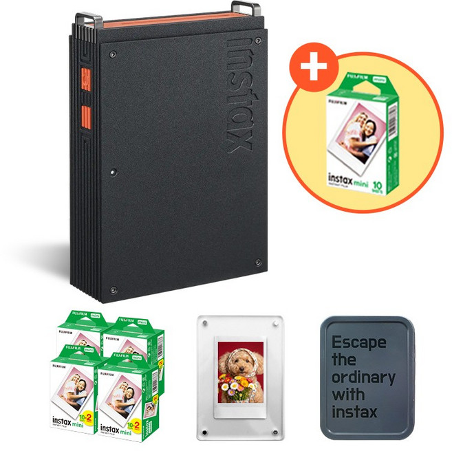 인스탁스 미니링크 플러스 포토프린터+필름80매+선물SET+필름10매 증정, 1개, 링크플러스+필름80장+사은품2종+필름10매