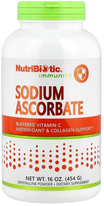 뉴트리바이오틱 Immunity 아스코르브산 나트륨 결정질 분말 454g(16oz), 454g, 1개 - 쿠팡