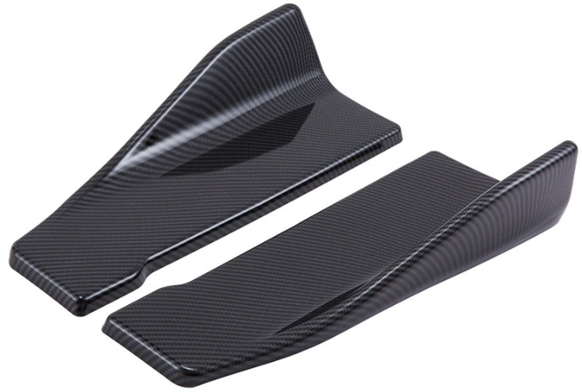 카본 사이드 컵윙 리어디퓨저 사이드윙 몰딩 범퍼윙, 35cm카본사이드컵윙