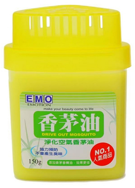 EMO香茅油香樟油 天然成分 驅蚊淨化空氣 居家必備 清新舒適 經濟實惠, 150g, 1個, 香茅油
