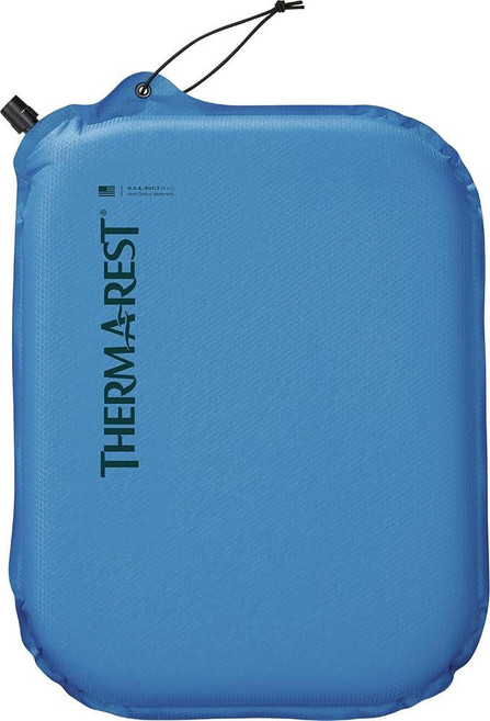 Therm-a-Rest Lite Seat 초경량 공기 주입식 시트 쿠션 오렌지 폴리에스터 33 x 40.6cm 101925, 블루