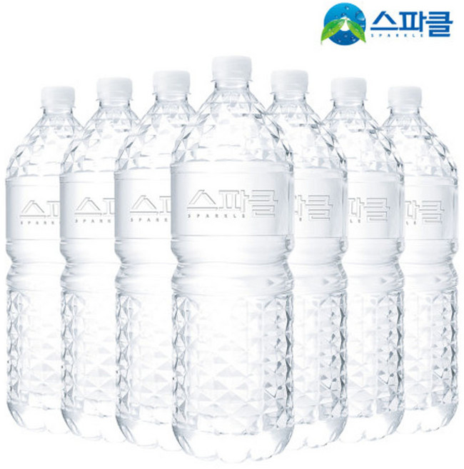 무라벨 빈병회수 스파클 생수 2리터x6병34294350, 2L, 6개