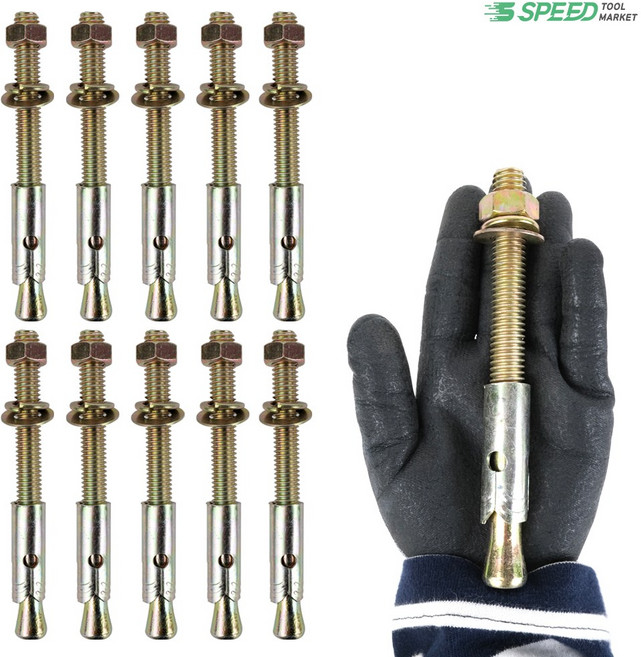 1/2 철 셋트앙카볼트 12mm 길이 150mm 10 콘크리트 세트 앙카, 1개