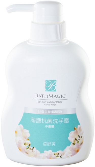 台鹽生技 蓓舒美 海鹽洗手露 溫和潔淨 植萃護手 小蒼蘭香氛 500ml, 1件