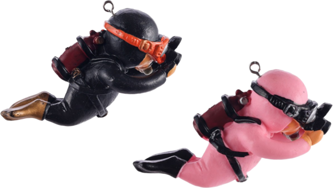 수족관 어항 꾸미기 다이버 잠수부 피규어 1+1, 1개