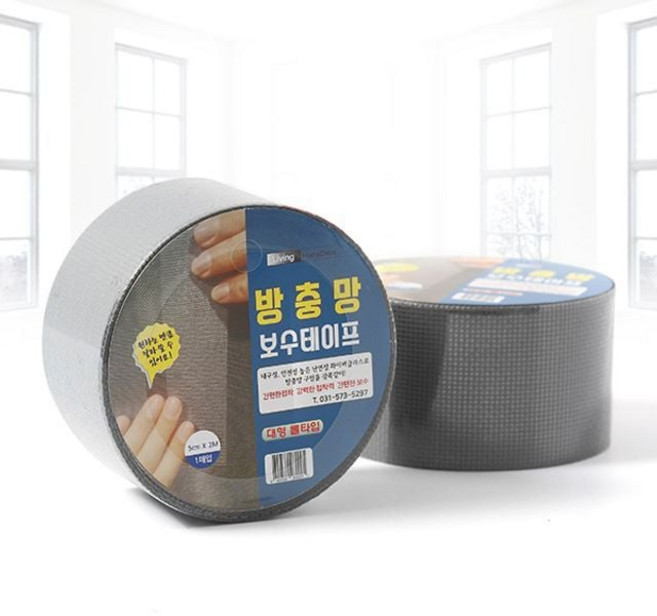 5cm x 2M 롤형방충망보수테이프 gum*851bb, 1개