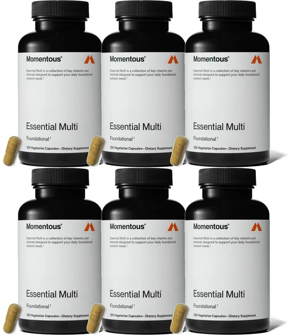 Momentous Essential Multivitamin 모멘터스 에센셜 멀티비타민, 6개, 120정 - 쿠팡