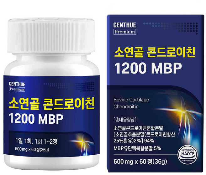 센트휴 소연골 콘드로이친 1200 MBP, 1개, 60정