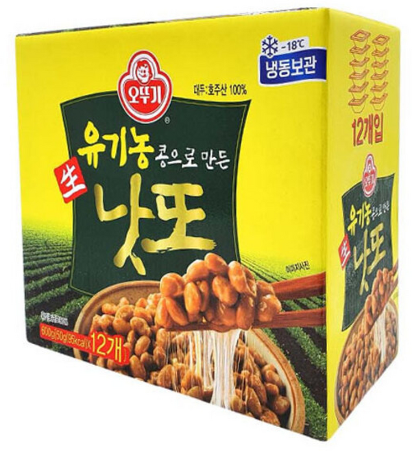 오뚜기 유기농콩으로 만든 생낫또, 1개, 50g