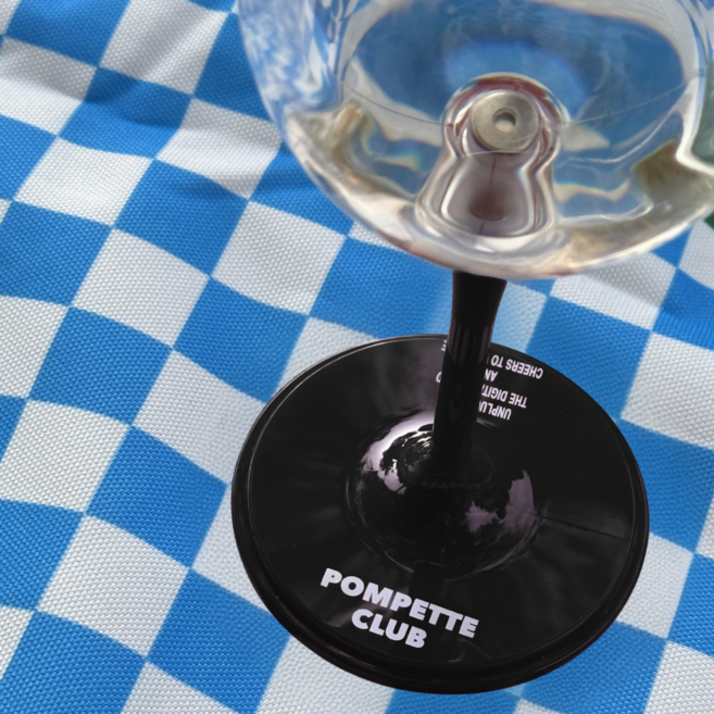 캠핑 와인잔 투명 색상 1p 휴대용 아웃도어 피크닉 (선물용 박스 포함), 투명 1인용, 1세트