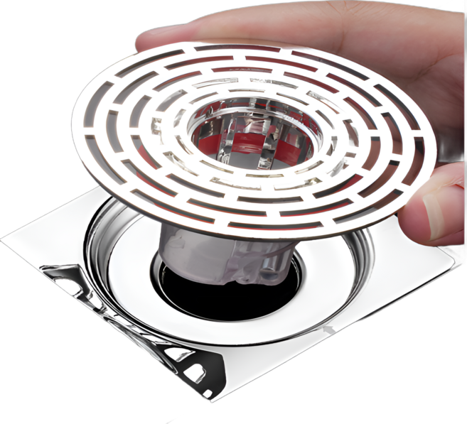 트랩 욕실 화장실 세탁실 베란다 배수구 하수구 머리카락 악취 냄새 벌레 차단, 1개