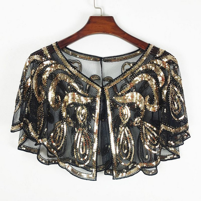 라오농 여성용 여름 빅사이즈 숄 스팽글 얇은 숏 망사 자외선 차단 가디건 24R06J