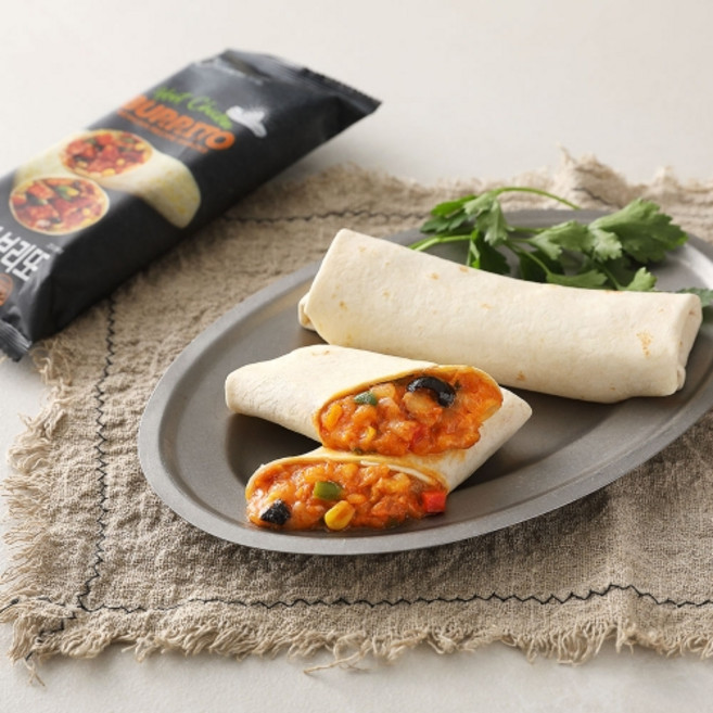 핫치킨 브리또 125g 부리또 또띠아 간식 간편안주 식사대용, 1개