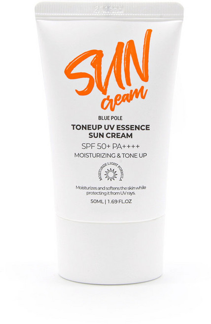 블루폴 UV에센스 톤업 선크림 자외선차단 SPF 50+ PA++++, 1개, 50ml