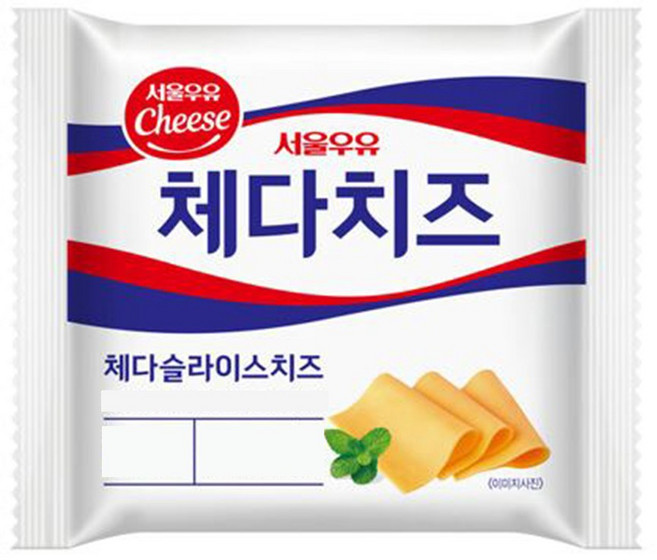 서울우유 체다 슬라이스 치즈 360g(20매)x2, 360g, 2개