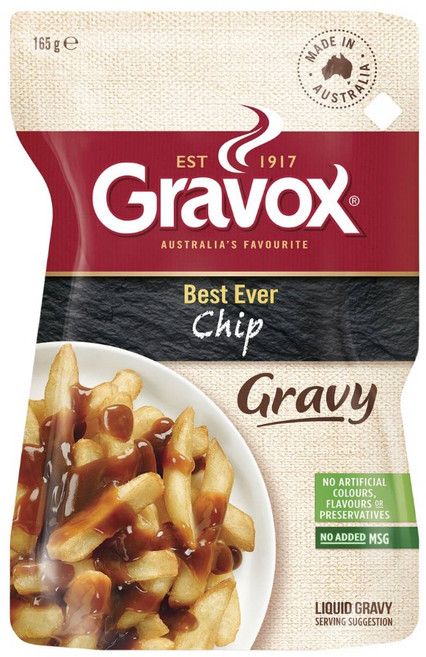 호주 그레복스 액상 칩스 그레이비 소스 165g Gravox Chip Liquid Gravy, 1개