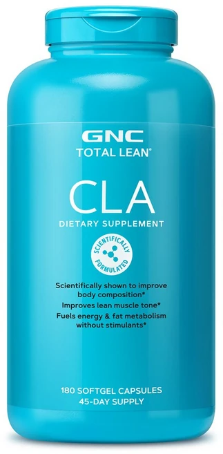 GNC Total Lean CLA 지엔씨 토탈 린 소프트 젤 180 캡슐 근육 회복, 1개, 180정 - 쿠팡