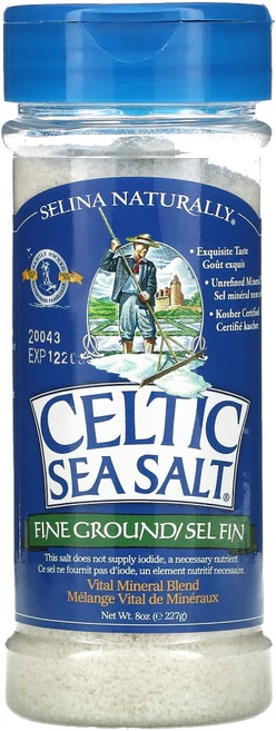 Celtic Sea Salt 파인 그라운드 바이탈 미네랄 블렌드 쉐이커 자 8 온스 (227 g) 1팩, 227g, 1개 - 쿠팡