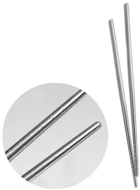 이딜리 이중 스텐 튀김 젓가락 1벌 39cm 저분 업소 가정, 단품, 1개