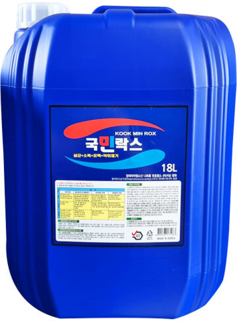 국민락스 대용량 말통 락스, 1개, 18000ml