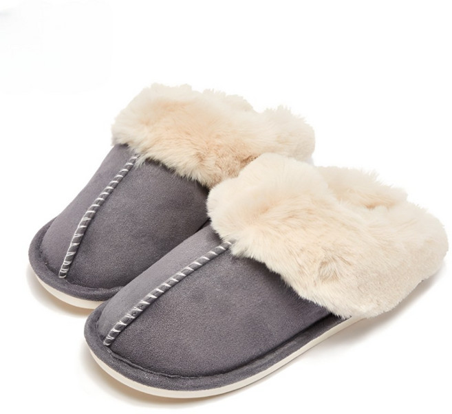 몽골리아 남여공용 양털 스웨이드 겨울 방한 털 슬리퍼 실내화