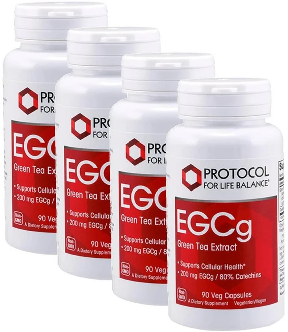 프로토콜 200mg 그린티 녹차 추출물 캡슐 PROTOCOL FOR LIFE BALANCE EGCg, 4개, 90정 - 쿠팡