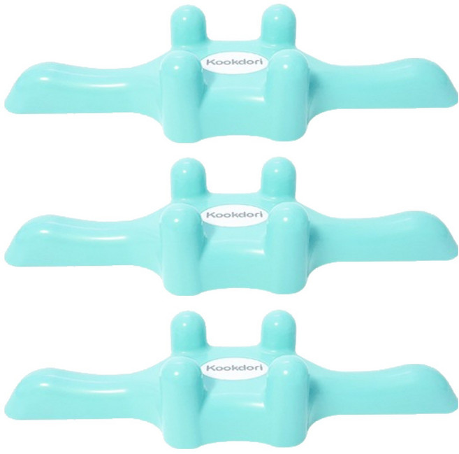 꾹도리 스트레칭바, 블루, 3개