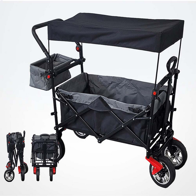 다용도 캠핑카트 초경량 접이식 캠핑웨건103 지붕형, 1개, 웨건103 지붕형, 본상품선택