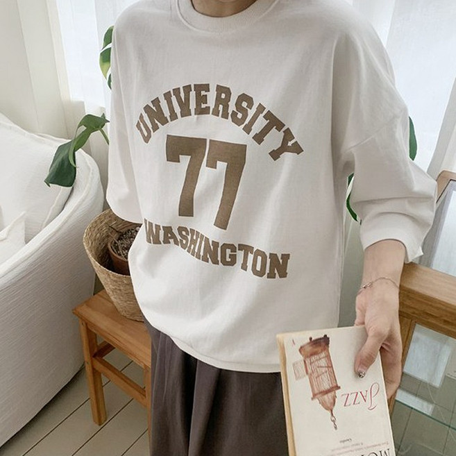 애플망고옷장 간절기 쭈리 7부 티아 맨투맨