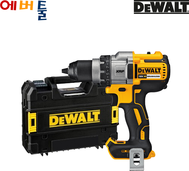디월트 20V 프리미엄 드릴 드라이버 DCD991 N P1 P2 플렉스볼트 베어툴/풀세트, [01]NT(케이스 포함), 1