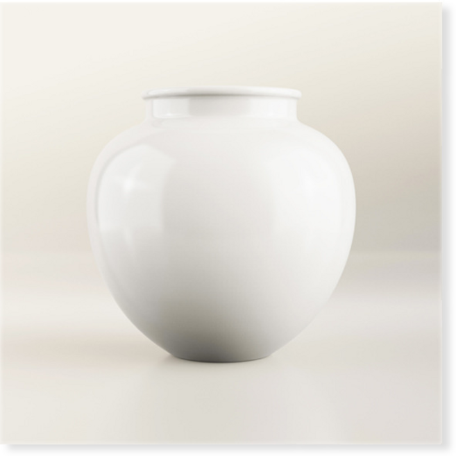 달항아리액자 풍수 재물운 불러오는 복 굴러 들어오는 백자 그림, 순백색, 순백색