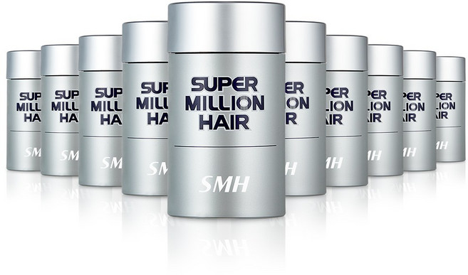 [공식정품] 슈퍼밀리언헤어 흑채 25g 10개, 검정색 Black