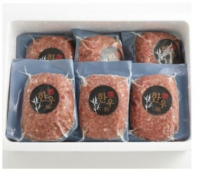 명품본가 한우떡갈비 실속형 세트 170gx6개 떡갈비 선물세트, 170g, 1