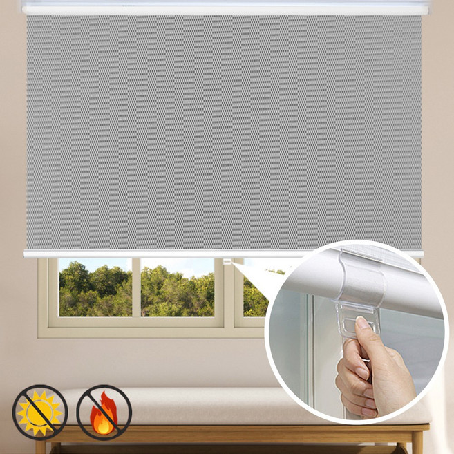 윈샵 벤 줄없는 암막 롤스크린 [ 맞춤 제작 색상 사이즈 가로 70cm~ 260 cm 세로 230 ]