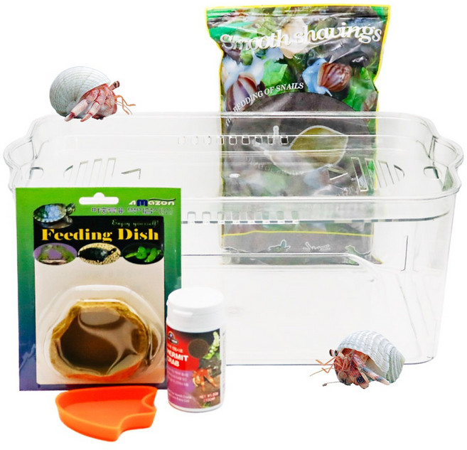 미미네아쿠아 소라게 키우기 세트 M, 1개