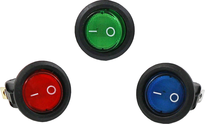 아두이노 LED형 원형 토글 스위치 빨강