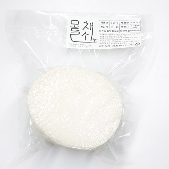 모들채소 국산 절단 무 500g 1팩, 1개, 절단 무300g