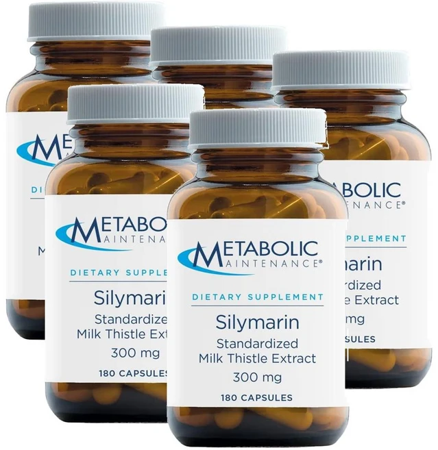 메타볼릭 실리마린 300mg 밀크씨슬 서플리먼트 캡슐 Metabolic Maintenance Silymarin, 5개, 180정 - 쿠팡