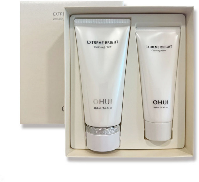 오휘 익스트림 브라이트 미백 클렌징 폼 기획세트, 1세트, 260ml