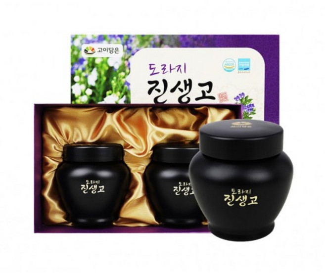 고이담은 도라지 진생고 100% 국내산 도라지 추출액 진액 선물용 보자기 동봉, 1kg