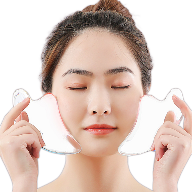 얼굴 마사지 기구 이영애 괄사 롤러 마사지기 턱 기계 bk 브이라인 수레, A타입, 1개