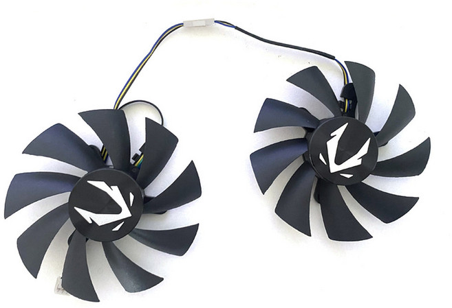 슈퍼 GA92S2U 비디오 미니 1660Ti 그래픽 DIY 팬 4 GeForce 2060 카드 Zotac 1660 핀 RTX GPU 2070 GTX 85mm GA92A2H 냉각, 02 original, 02 original