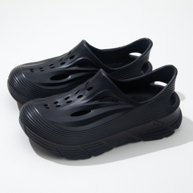 IAWI 남녀공용 경량 쿠션 리커버리 슬리퍼 무중력 클로그 슬립온