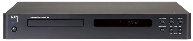 NAD C 538 CD 플레이어 - Wolfson 24비트 DAC CD-R/CD-RW 재생 광학/동축