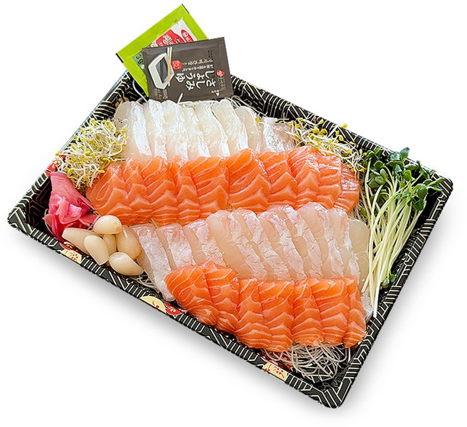 꽃무늬 초밥용기 뚜껑포함, 1개, 100세트, 11호 꽃무늬