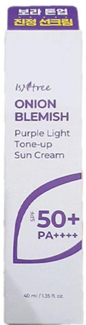 이즈앤트리 어니언 블레미쉬 퍼플 라이트 톤업 선크림, 40ml, 1개