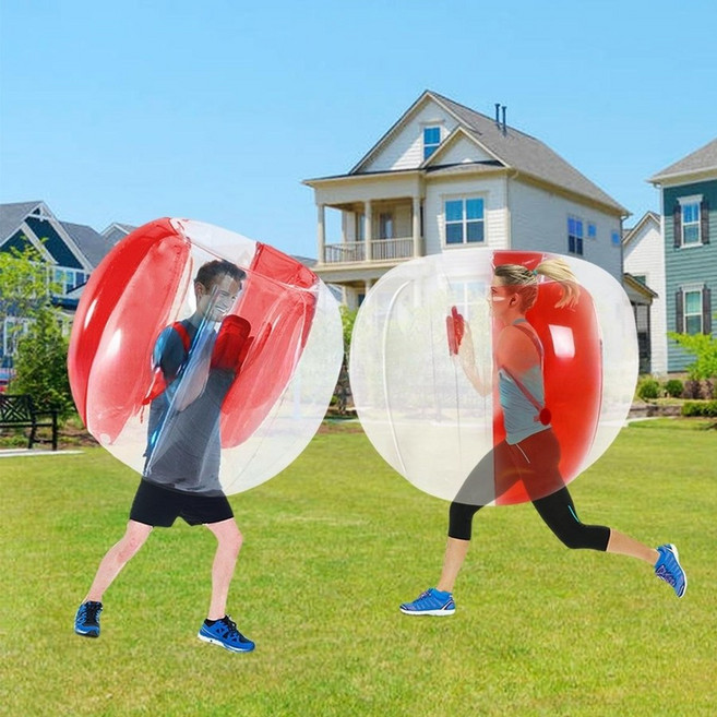 선호그룹 버블슈트 대여 워킹볼 범퍼볼 에어범퍼 에어바운스 에어볼 명랑 명량 운동회 탱탱볼 데굴이 풍선범퍼, 120cm 빨강, 1개