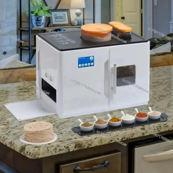 완전 자동 전기 로봇 로티 아타 차파티 플랫브레드 또띠아 로티매틱 로티 메이커 매직 푸드 프로세서 머신